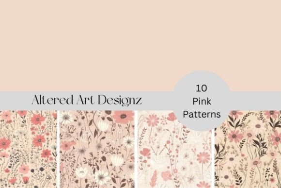 Download Pink and Cream Digital Paper Pack - Premium Bundle
