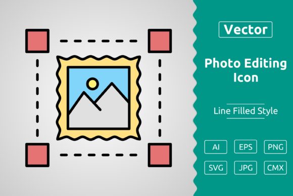 Download Vector Photo Editing Filled Outline Icon - Photo editing Collection