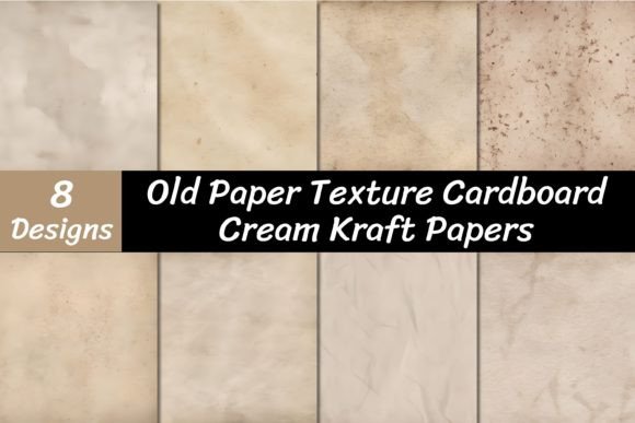 Download Cream Recycled Kraft Paper Textures - Premium Bundle