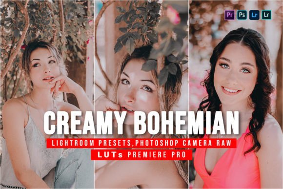 Download 5 Creamy Bohemian Presets and Luts - Cream Collection